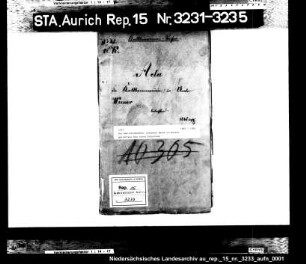 Der dem Holzhändler Johannes Hesse in Weener gestattete Bau eines Kalkofens