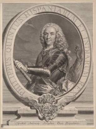 Bildnis Philipp V., König von Spanien
