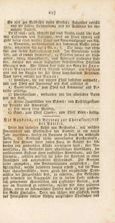 Die Bonbons, ein Beytrag zur Charakteristik der Pariser