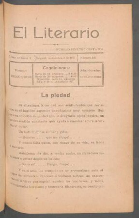 1917,3,105: serie 10, tomo 3, número 105 (noviembre 3 de 1917)