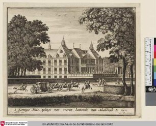 's Konings Huis, zylings van vooren, komende van Naaldwyk te zien