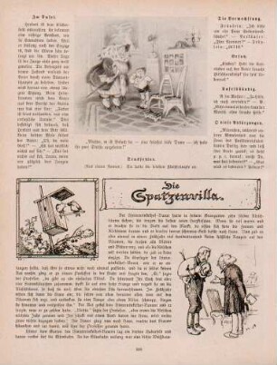 "Mutter, es ist Besuch da - eine kolossal dicke Dame..." "Die Spatzenvilla"