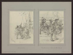 Die Schmiede an Bord S. M. S. Niobe.