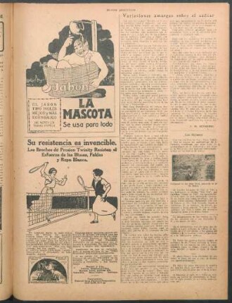 Variaciones amargas sobre el azúcar