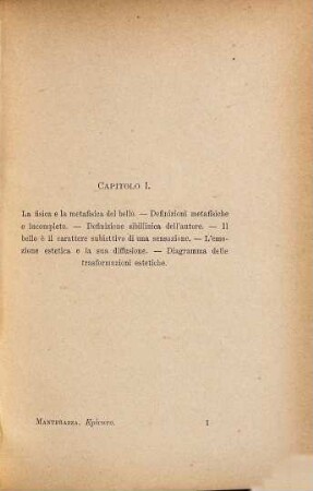 Epicuro : Saggio di una fisiologia del bello