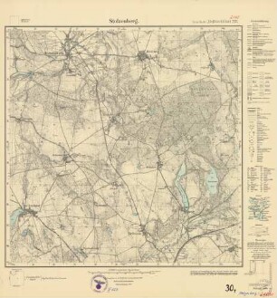 2160 (alte Nr.: 777) Stolzenberg, Meßtischblatt (4cm - Karte)