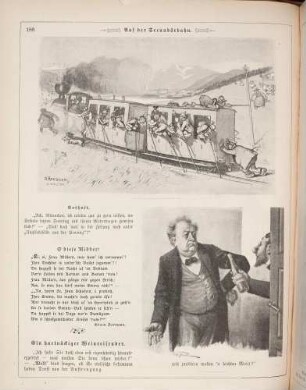 "Auf der Secundärbahn" "Ein hartnäckiger Weinreisender"