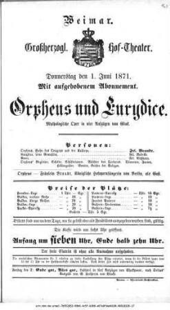 Orpheus und Eurydice