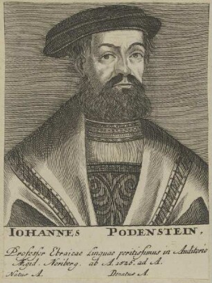 Bildnis des Iohannes Podenstein