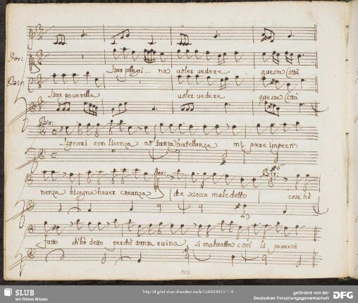 Recitativo: Signori con licenza
