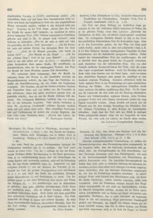 493-494 [Rezension] Hettinger, Franz, Apologie des Christentums