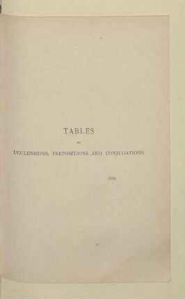 TABLES