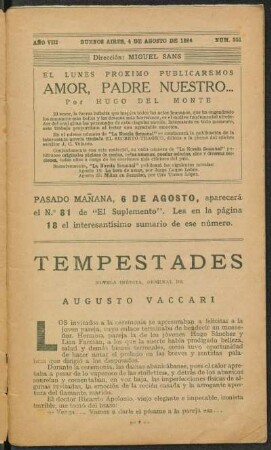 1924008351: Tempestades : novela inédita
