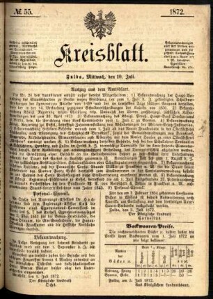 Ausgabe vom Mittwoch, den 10. Juli 1872.