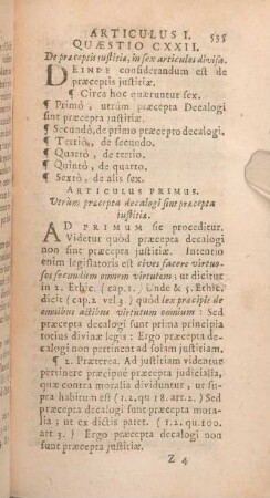 Quaestio CXII. De praeceptis justitiae, in sex articulos divisa.
