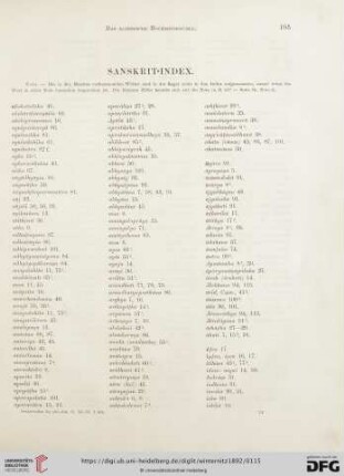 Sanskrit-Index