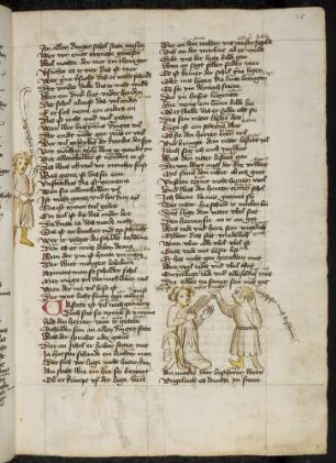 (1) Unbeständigkeit: männliche Gestalt; (2) Barbier und Bewschwerde seines Kunden; (Buch 2)