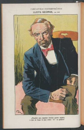 Lloyd George : Caricaturas contemporáneas