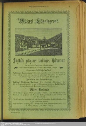 Anzeigen : Vergnügungs-Etablissements