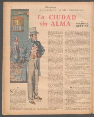La ciudad sin alma : El folletín de "Mundo Argentino"