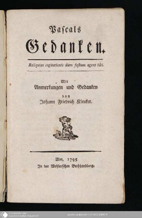 Pascals Gedanken