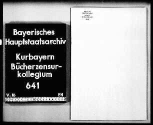 Herausgabe eines Kalenders durch den Münchner Buchdrucker Franz Thuille