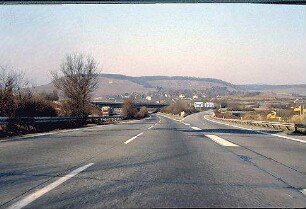 Abzweig nach Nürnberg (Stuttgart Richtung Mannheim)