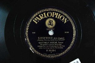 Siegfried : "Nothung, Nothung, neidliches Schwert" / (Rich. Wagner)