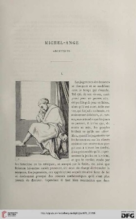 2. Pér. 13.1876: Michel-Ange : architecte