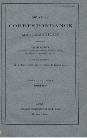 Janvier 1879.
