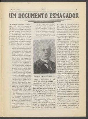 Um documento esmagador