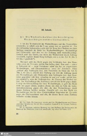 III. Inhalt