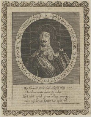 Bildnis von Lvdovicvs XIII., König von Frankreich