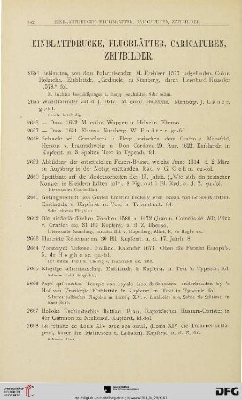 Einblattdrucke, Flugblätter, Caricaturen, Zeitbilder (Nr. 2654-2731)