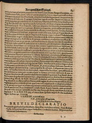 Brevis Declaratio