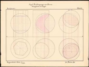 Übung in Darstellender Geometrie: Durchdringungen von Prisma