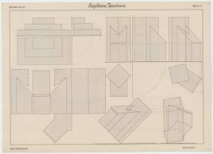 Projektions Zeichnen. : Bez.: Städt. Gewerbeschule, Guido Hertel, Blatt Nr. 7., Wint. Sem. 1901-02.