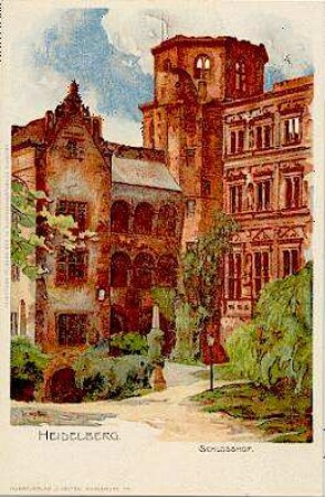 Heidelberg: Schloßhof