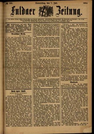 Ausgabe vom Donnerstag, den 07. Juli 1887.