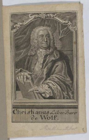 Bildnis des Christianus de Wolf