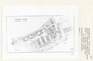 Wohngebiet Tegeler Hafen, Berlin-Tegel (Diplomarbeit bei Kurt Dübbers): Bebauungsplan 1:1000