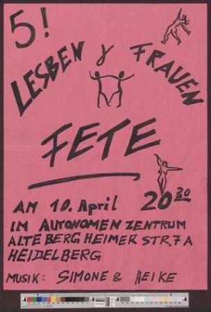 5. Lesben und Frauen Fete