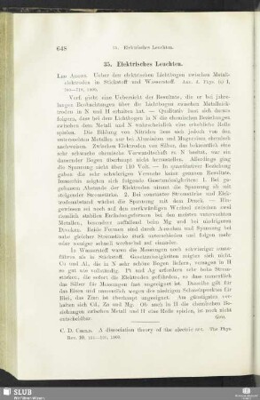 35. Elektrisches Leuchten