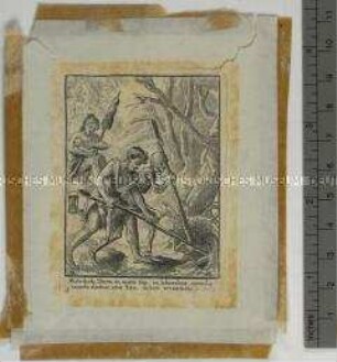 Der Sündenfall - Totentanzdarstellung nach Hans Holbein