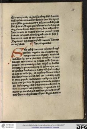 Incipit quartus.