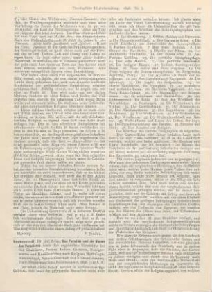 71-73 [Rezension] Veckenstedt, Edmund, Das Paradies und die Bäume des Paradieses. sowie ihre angeblichen Ebenbilder bei den Chaldäern, Persern, Indern, Griechen, Nordgermanen und Norddeutschen