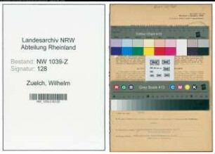 Entnazifizierung Wilhelm Zuelch , geb. 11.05.1895 (Wagenmeister)