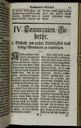 IV. Communion-Gebethe