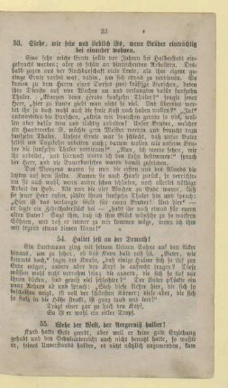 54. Haltet fest an der Demuth!
