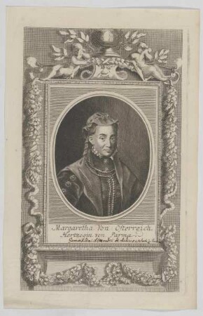 Bildnis der Margaretha von Osterreich, Hertzogin von Parma